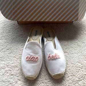 Brand new in box! Soludos Ciao Bella espadrille slides
